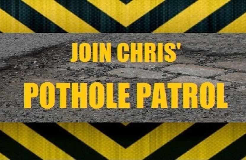 Join Chris' Pothole Patrol