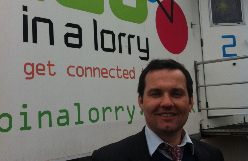 Chris Green at the Lab In A Lorry in Bolton