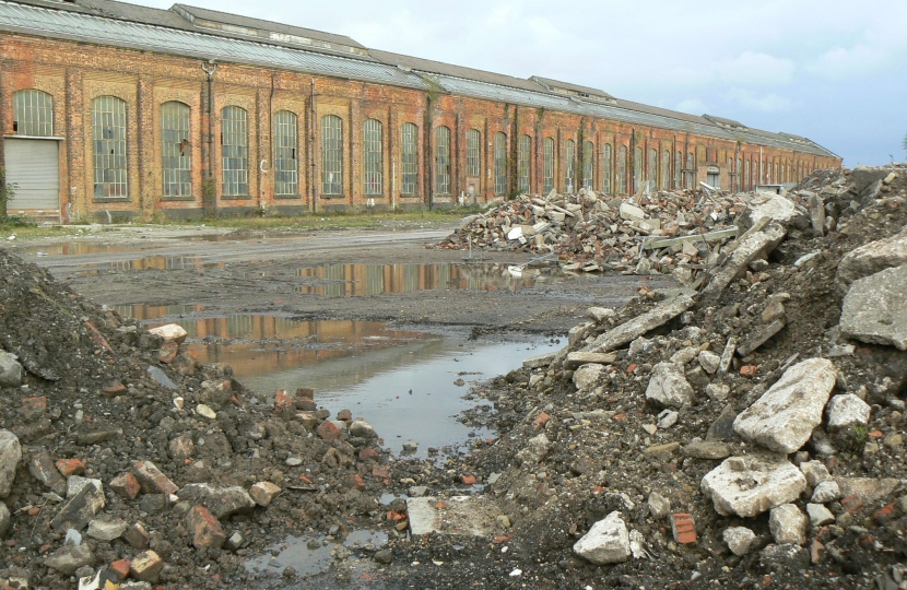 Derelict part of Horwich Loco Works