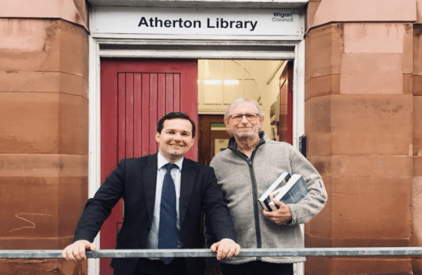 Chris Green MP Atherton Library