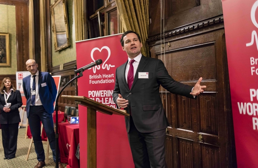 Chris Green MP British Heart Foundation 1