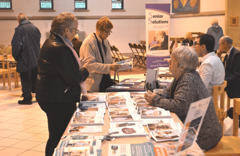 Age UK Stall at Pensioners' Fair