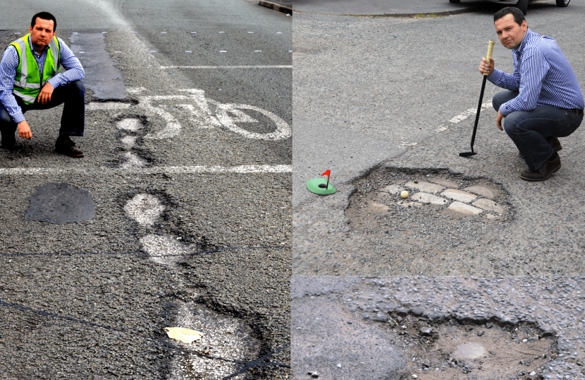 Potholes in Bolton West