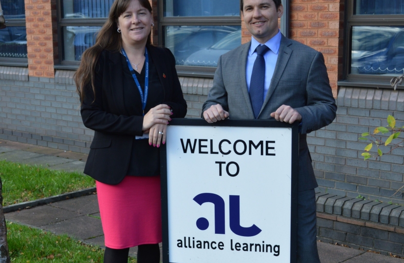 Chris Green visits Alliance Learning