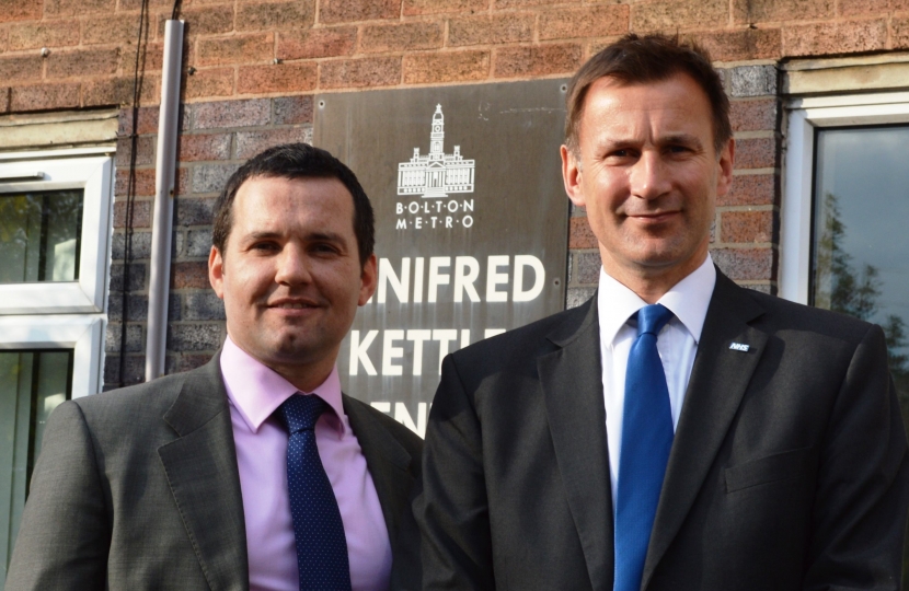 Chris Green and Jeremy Hunt at Winifred Kettle